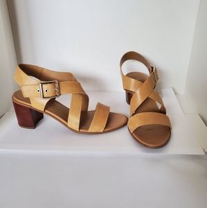 Franco Sarto Womens Helga Leather , Beige , Size;